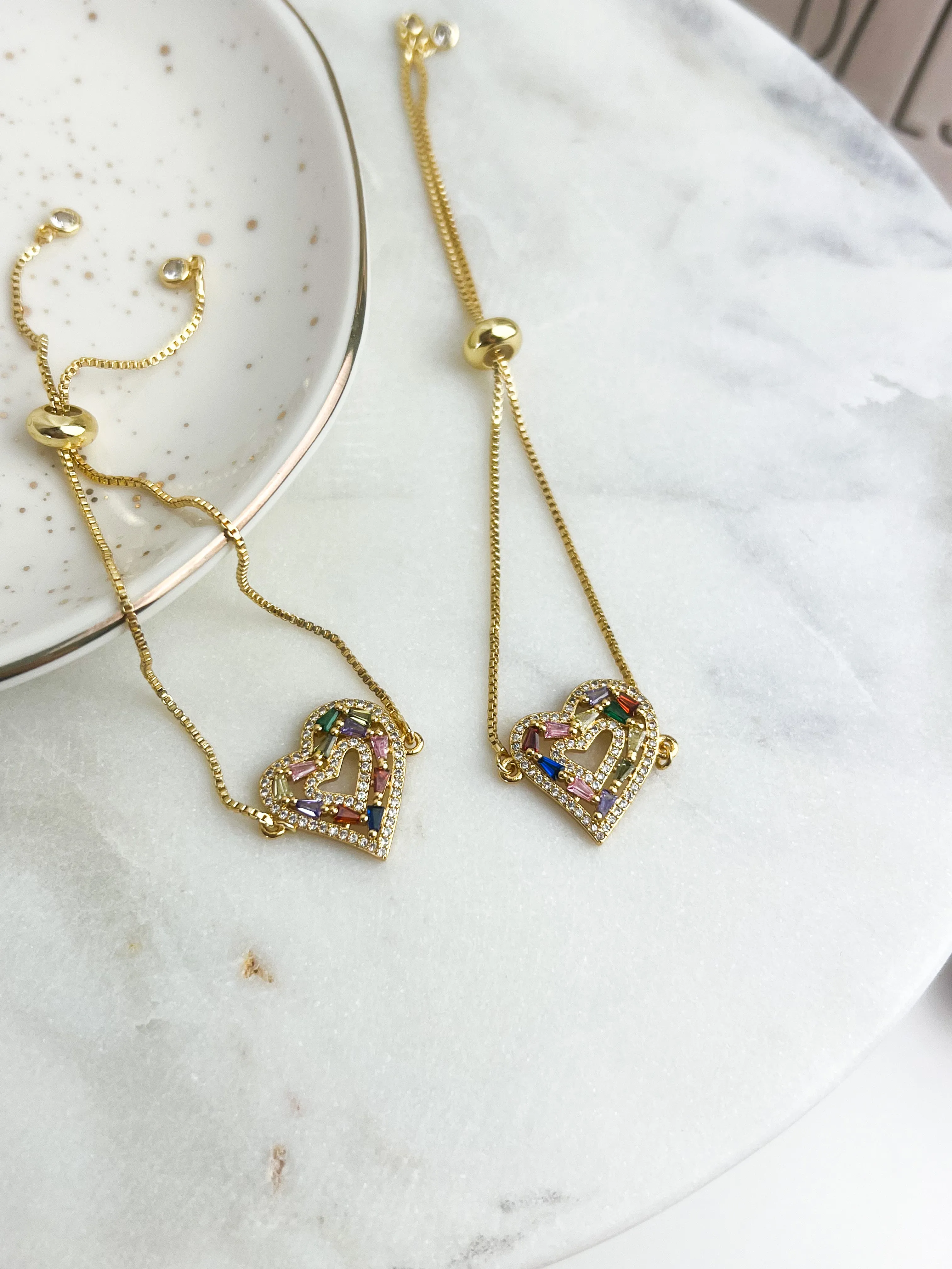 Colorful Heart Bracelet