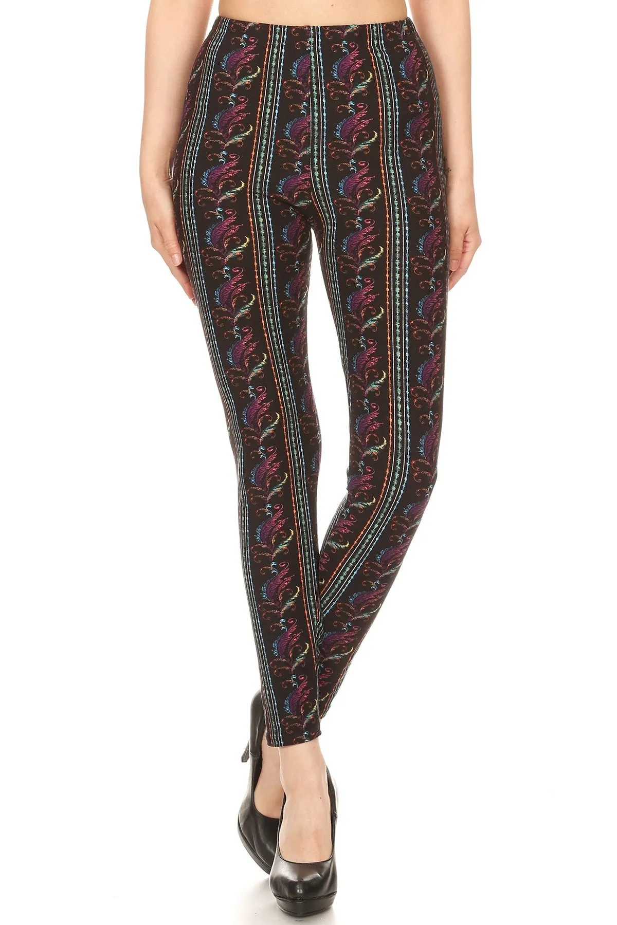Colorful Leaves Leggings