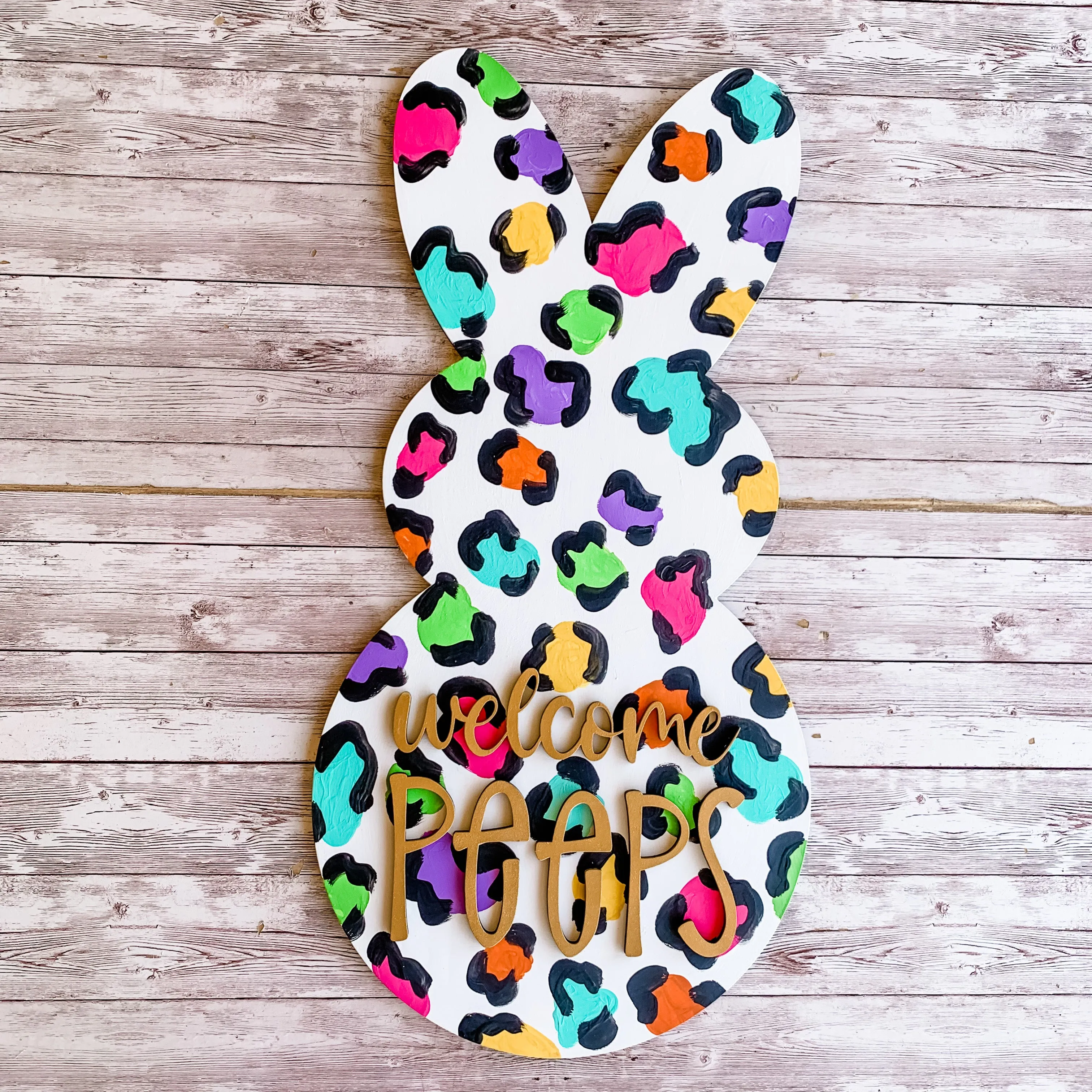 Colorful Leopard Peep DH