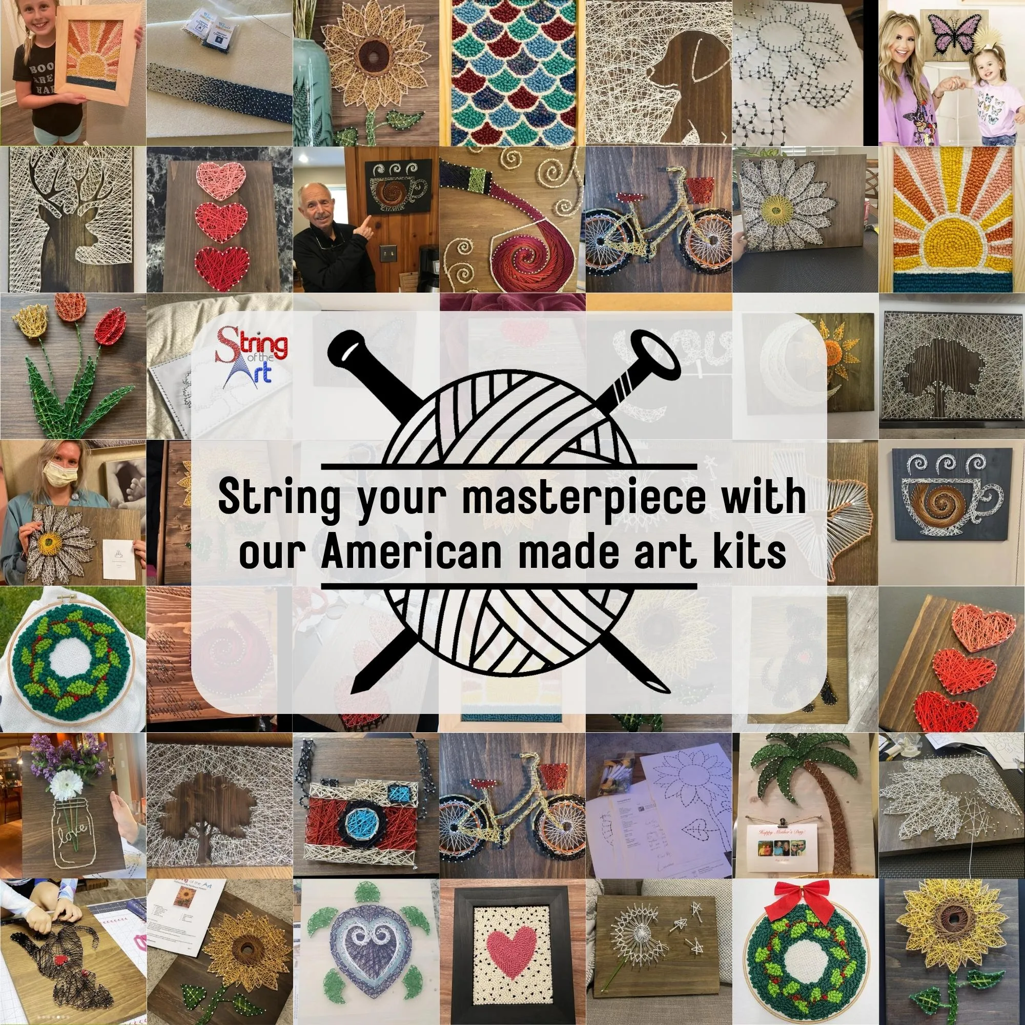 Colorful Love String Art Kit