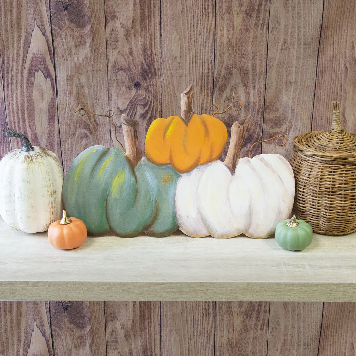 Colorful Mantle Pumpkins