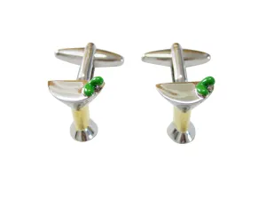 Colorful Martini Glass Cufflinks