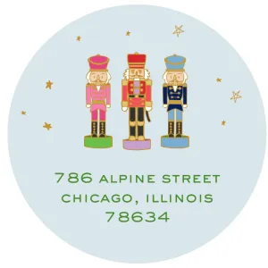 Colorful Nutcrackers Return Sticker