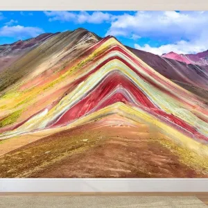 Colorful Rainbow Hills Wall Mural