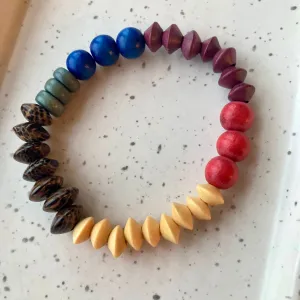 COLORFUL WOODEN BRACELET