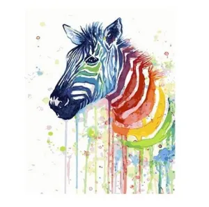 Colorful Zebra | Number Painting (NEW)