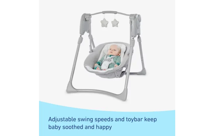 COLUMPIO PARA BEBES -GRIS/BLANCO