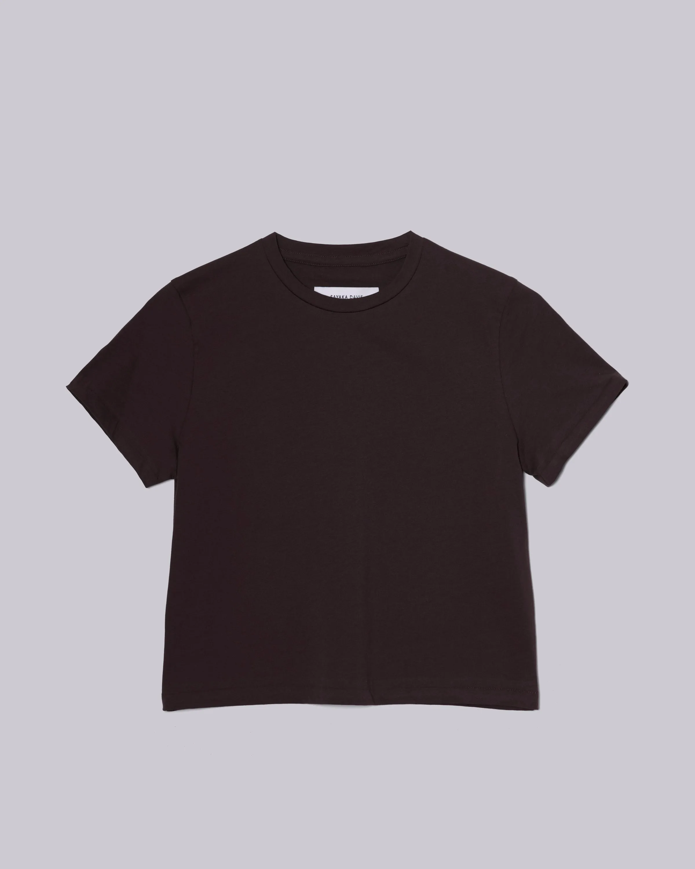 COMPACT TEE IN BROWN