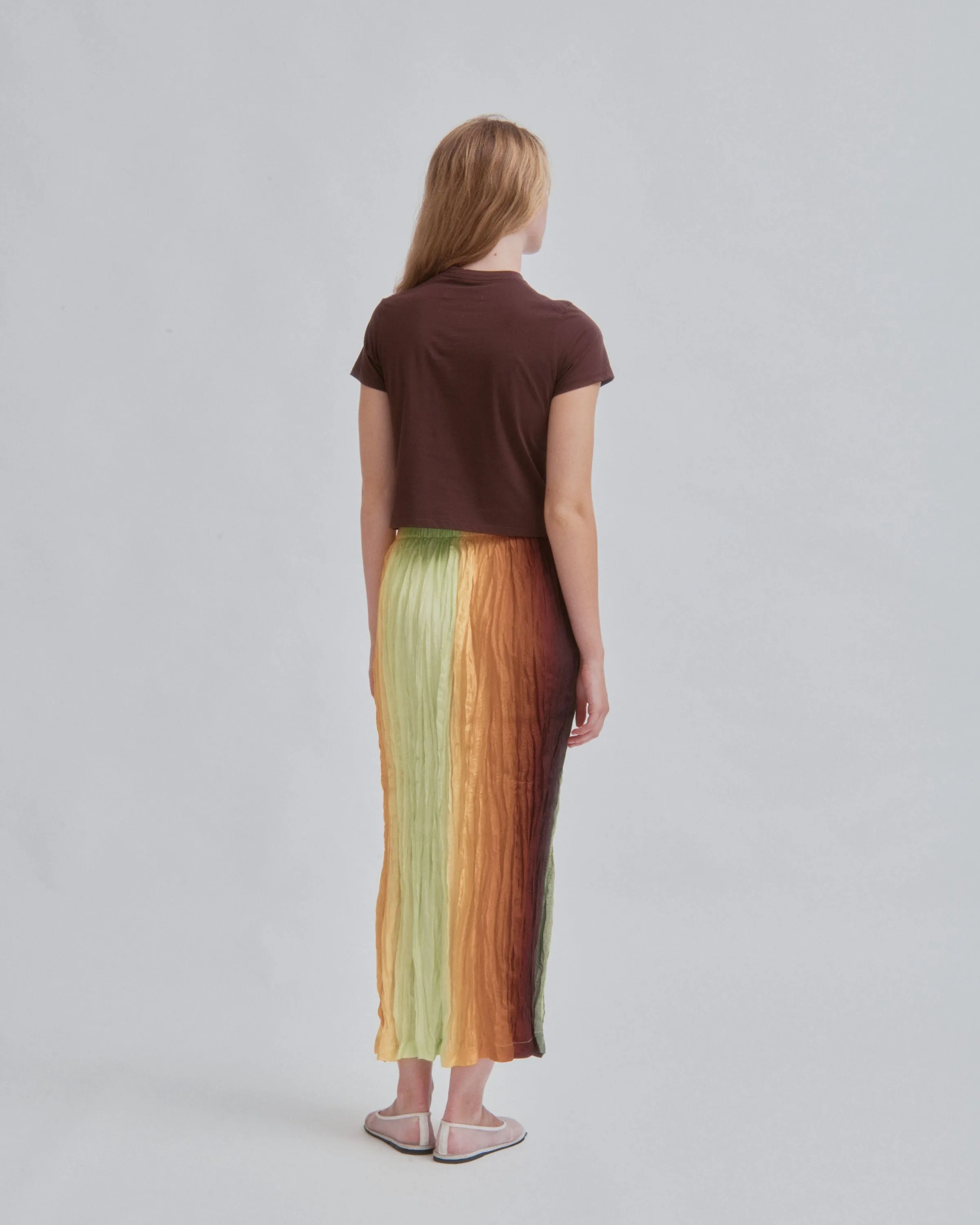 COMPACT TEE IN BROWN