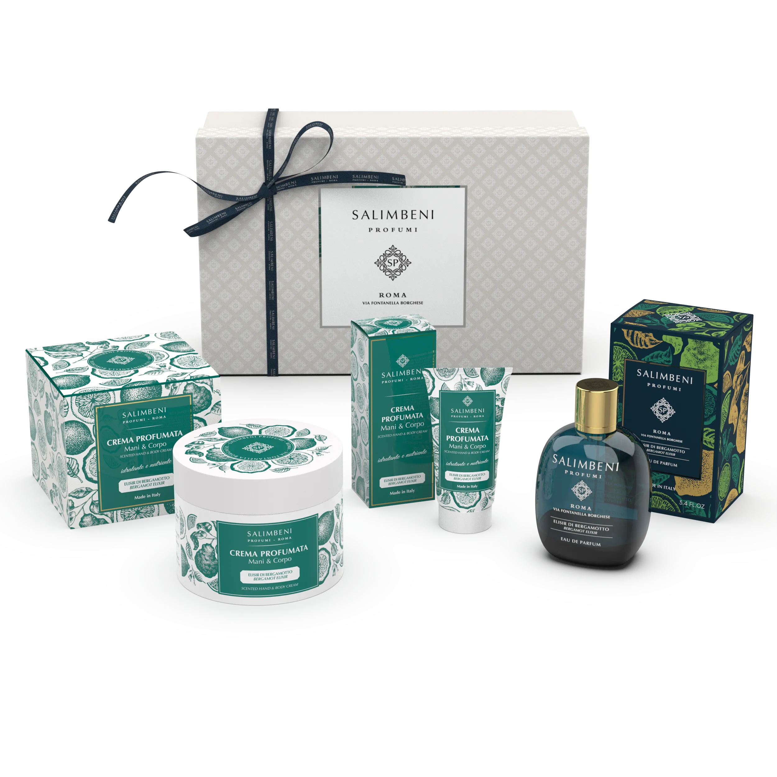 Confezione Regalo A SCELTA (Eau de Parfum 100ml   Crema Profumata per Mani e Corpo 200ml   Crema Profumata per Mani e Corpo 50ml della stessa fragranza)