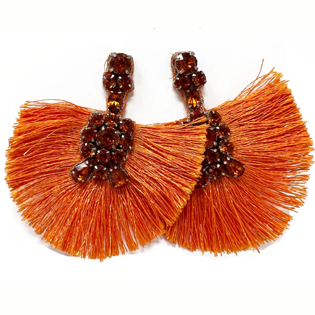 Coral Reef Fringe Earrings