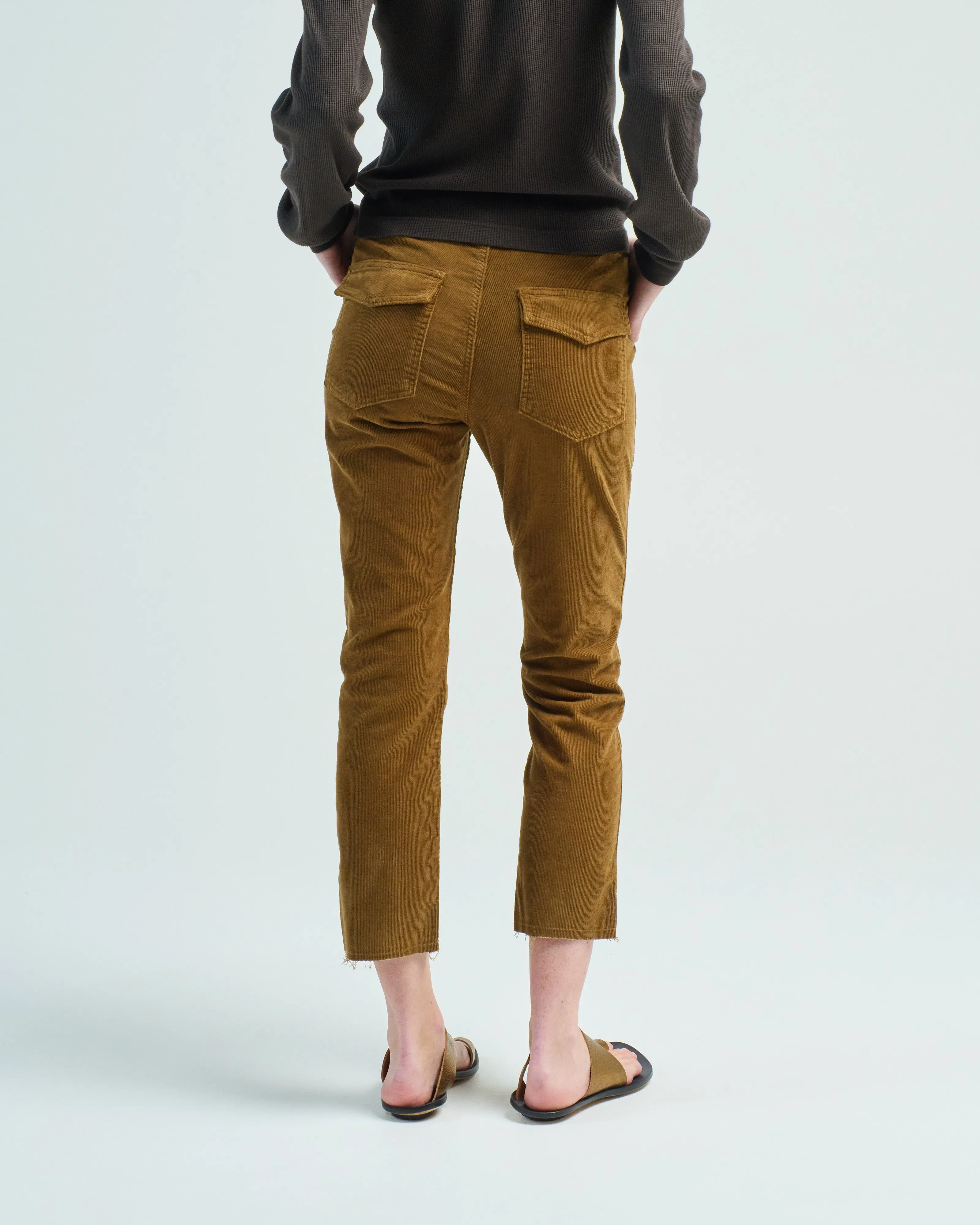 corduroy easy army trouser