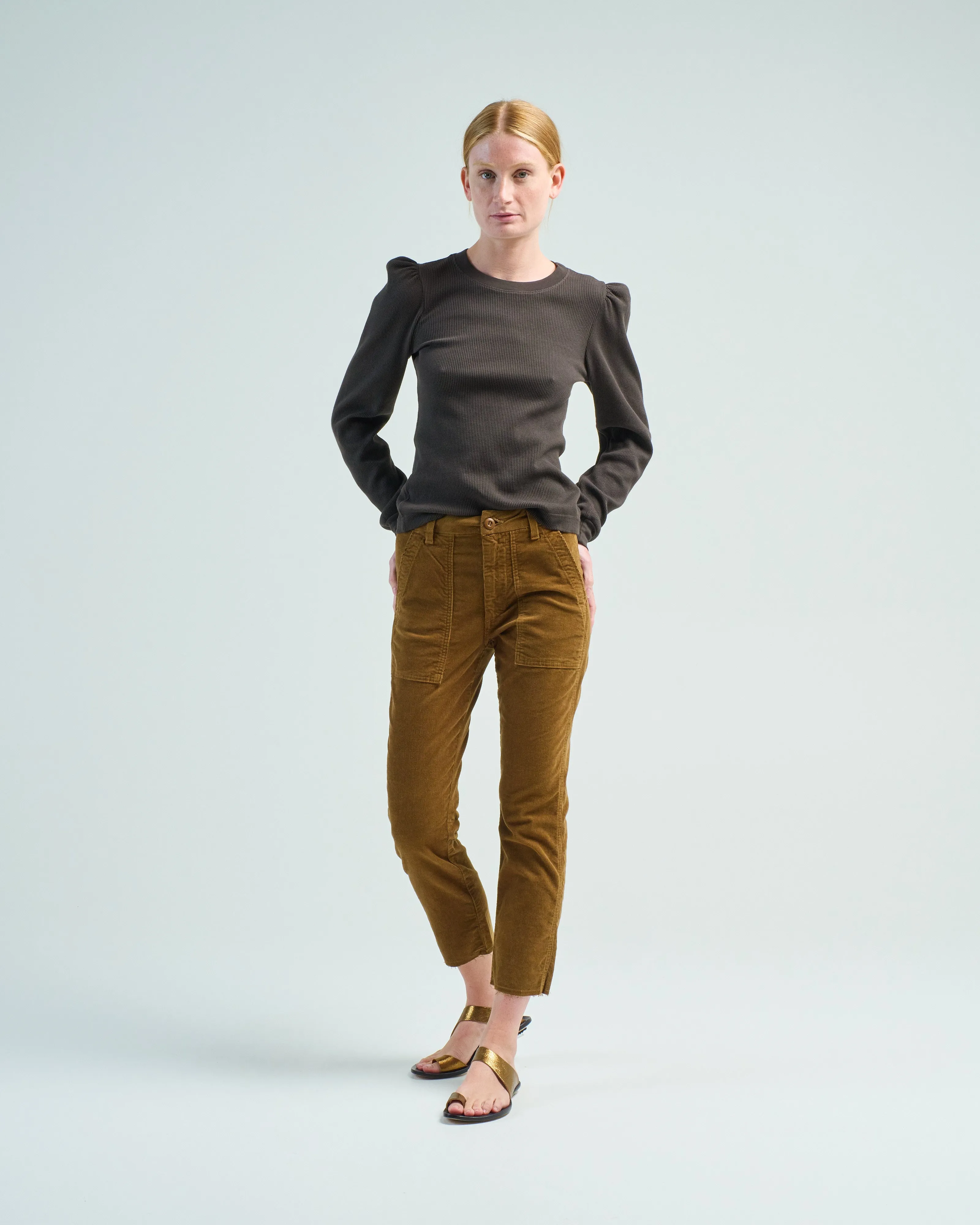 corduroy easy army trouser
