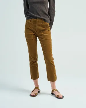 corduroy easy army trouser