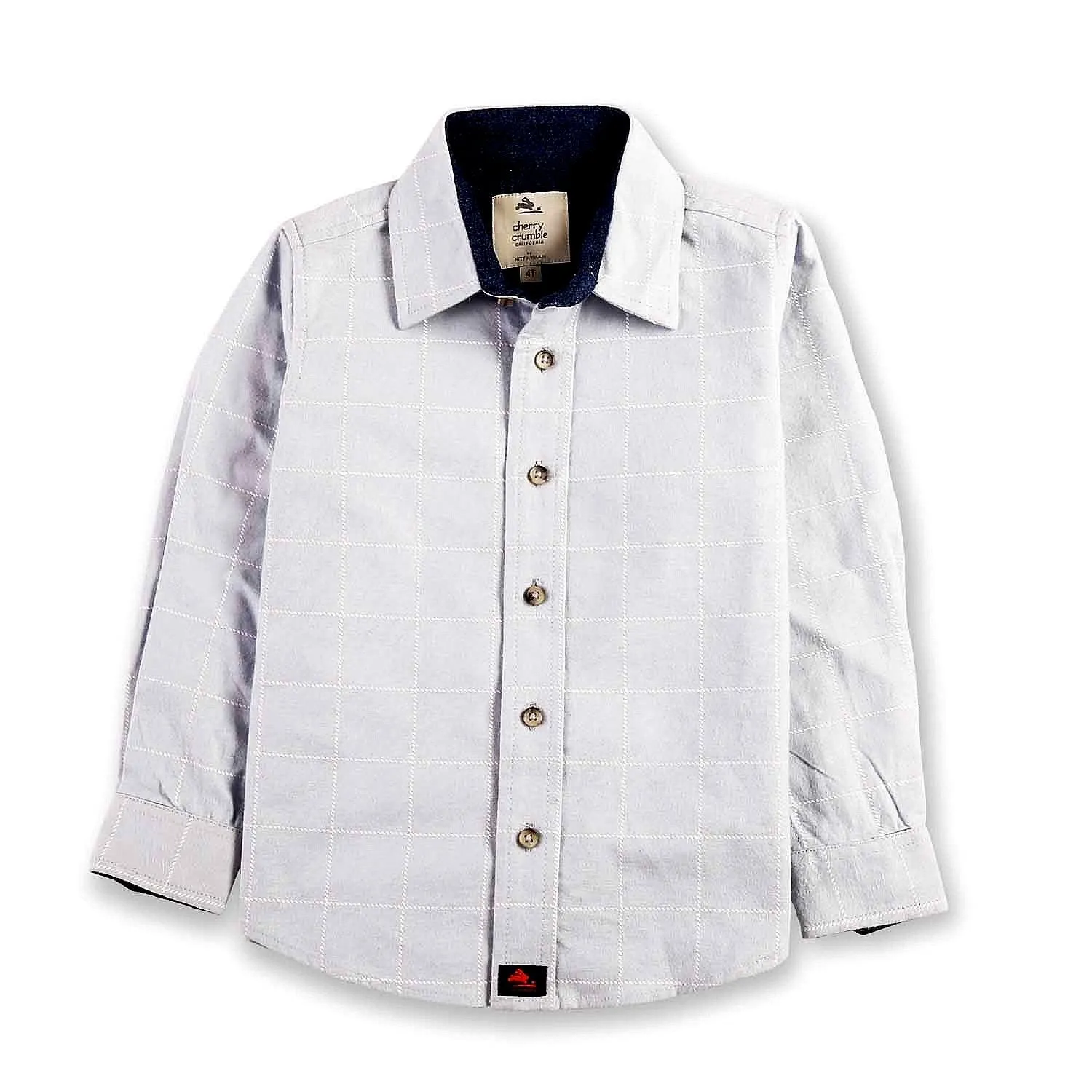 Cotton Detailed Check Shirt