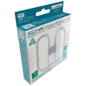 Crompton 16w GR10q 4-Pin Compact Fluorescent CC