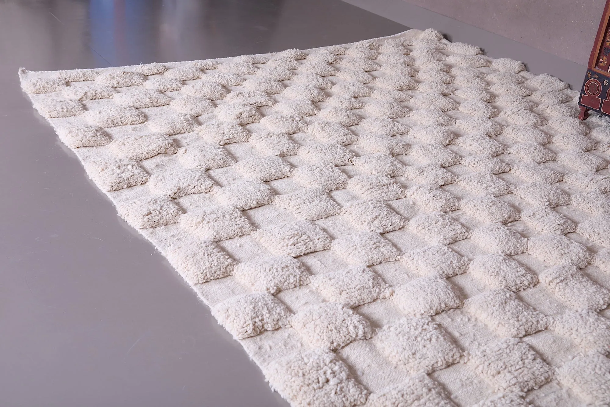 Custom Moroccan Checkered rug - Handmade Berber rug