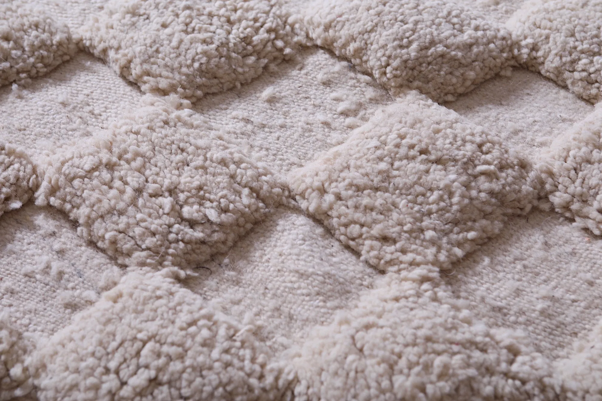 Custom Moroccan Checkered rug - Handmade Berber rug