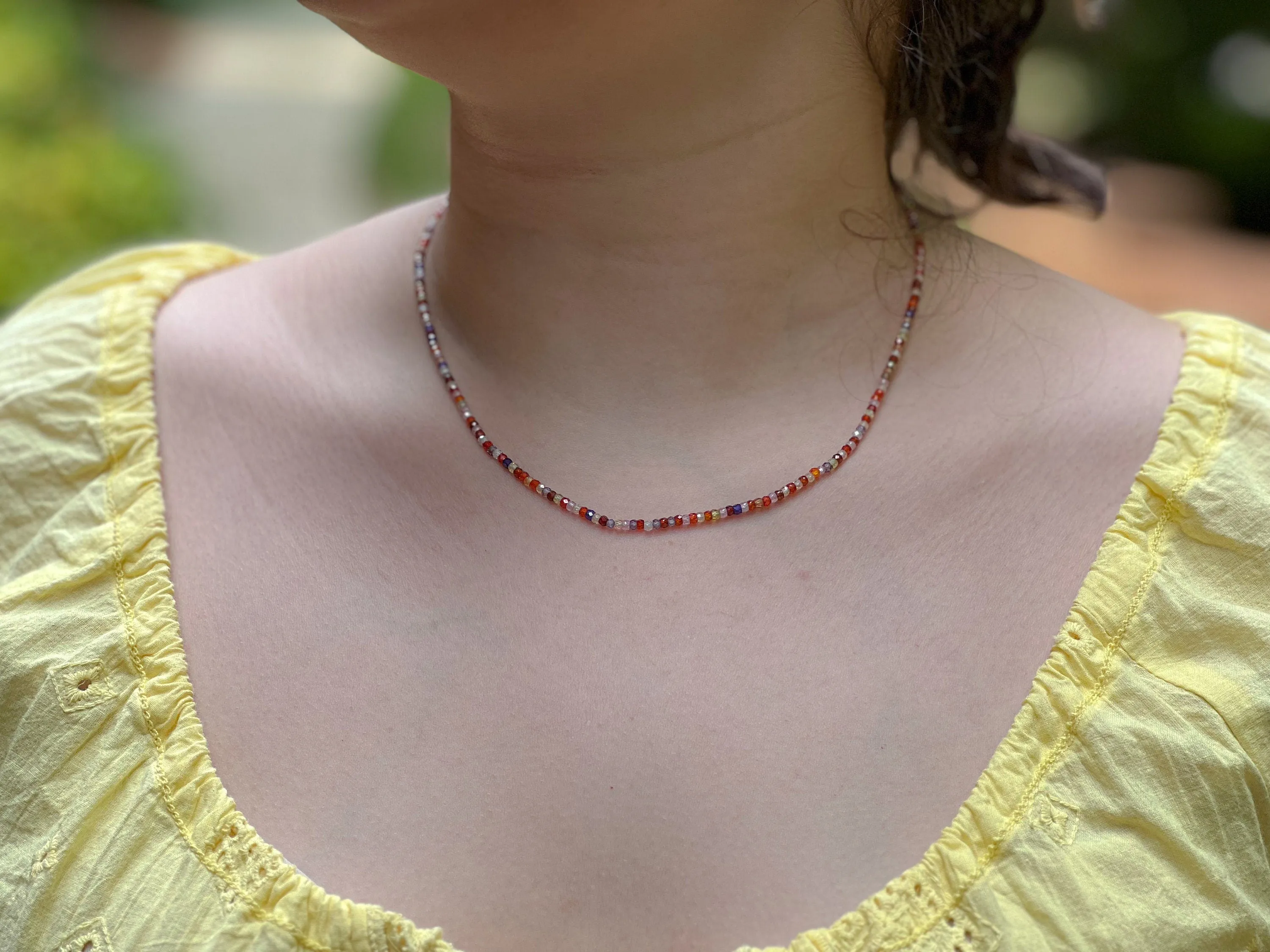 Dainty Cubic Zirconia Necklace