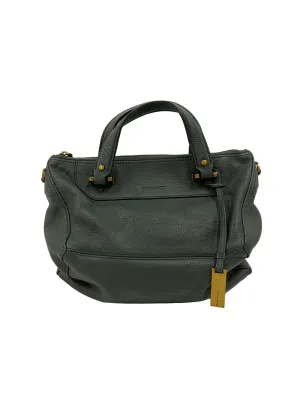Dark Green Leather Two-Way Bag