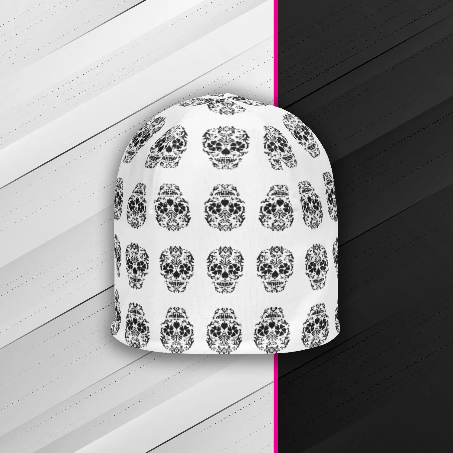 Day of the Dead Skull AOP Beanie