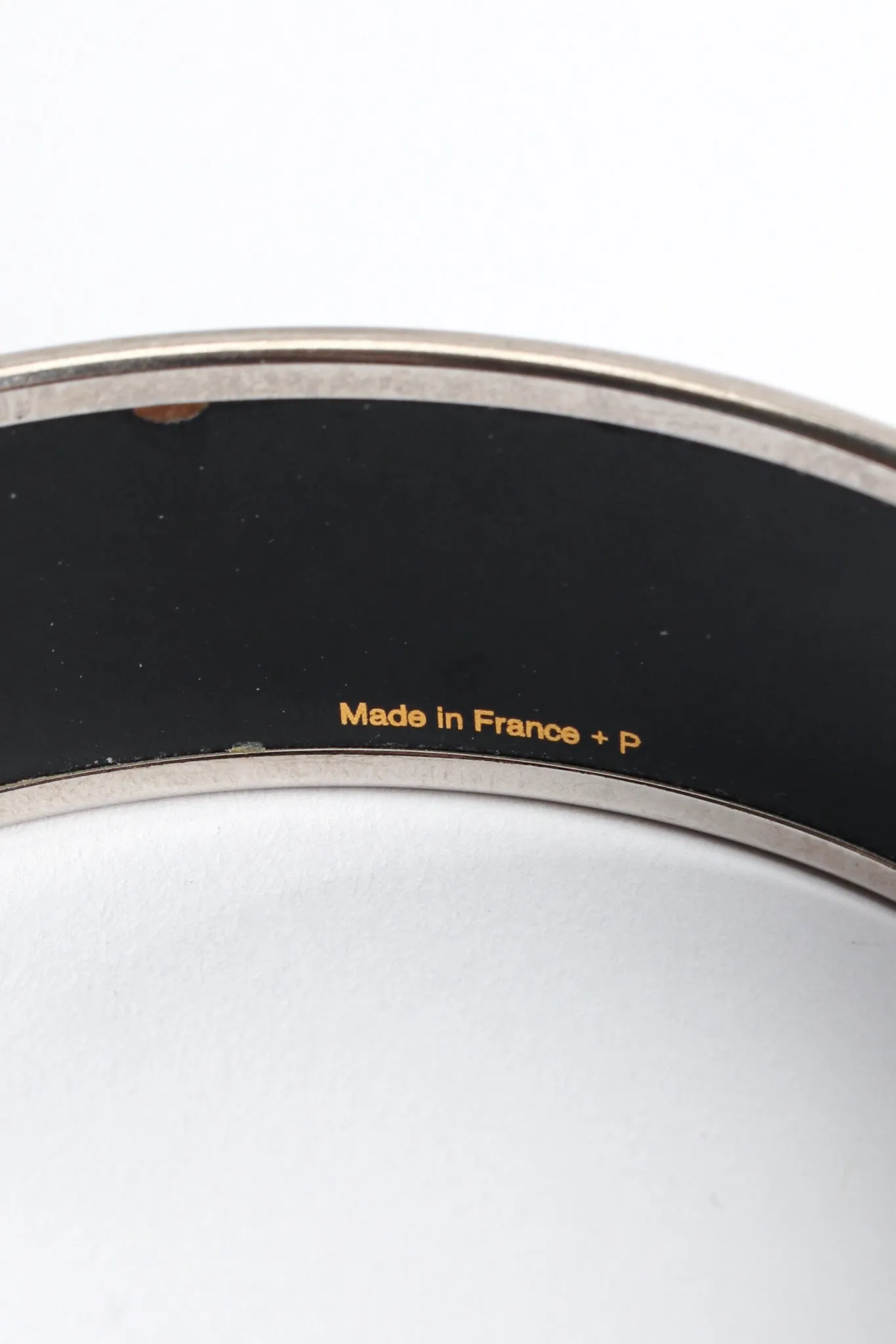 Deco Ribbon Wide Enamel Bracelet