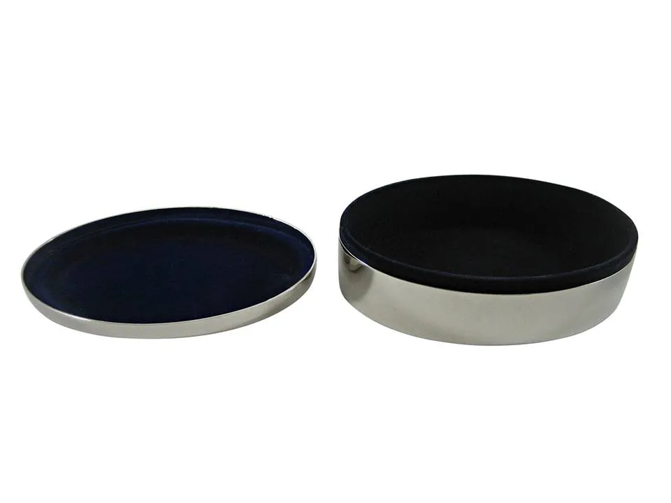 Detailed Art Palette Pendant Oval Trinket Jewelry Box