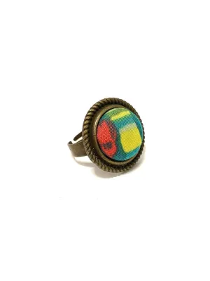 Detailed Brass Tone- Green and Yellow