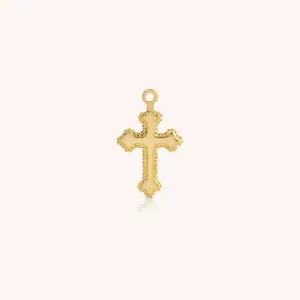 Detailed Cross Charm