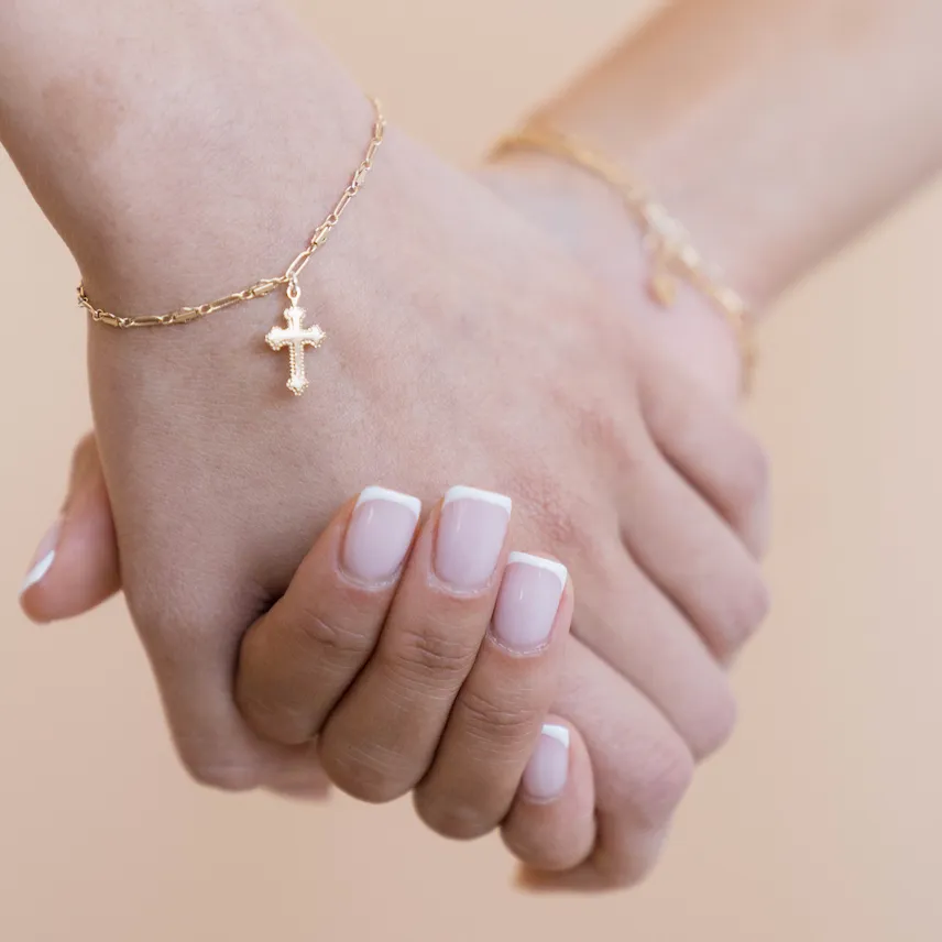 Detailed Cross Charm