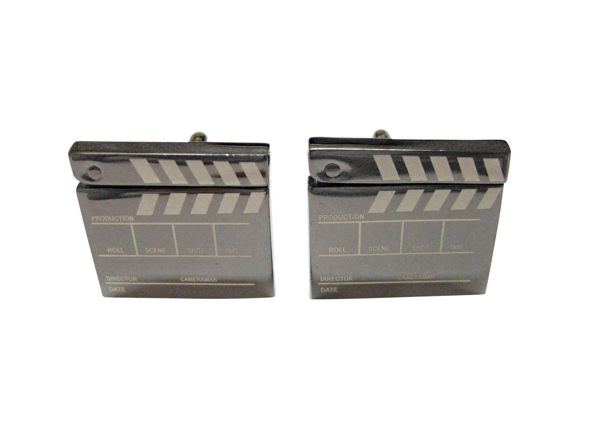 Detailed Film Clapper Hollywood Cufflinks