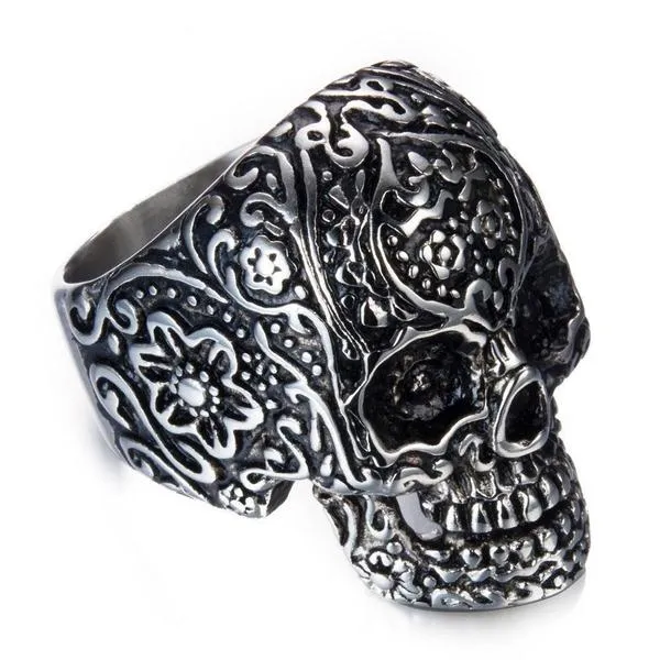 Detailed Skull Ring