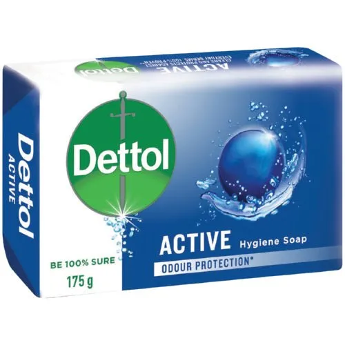 Dettol Soap Active 175g - 4 Pack