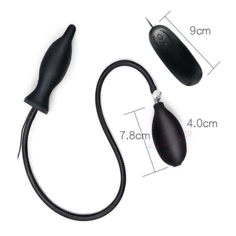 Dilatateur Gonflable plug vibrant et pompe