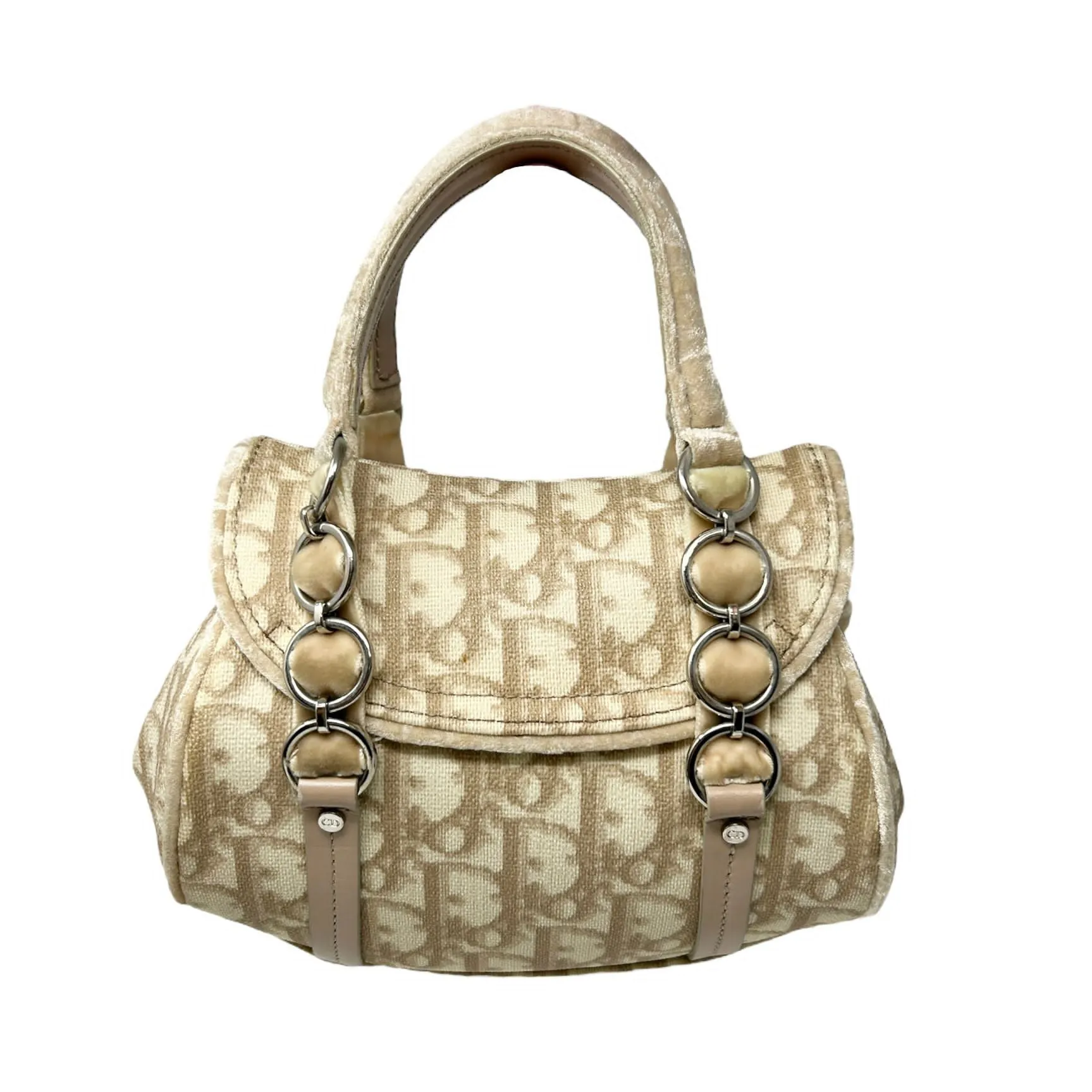 Dior Beige Logo Mini Bag