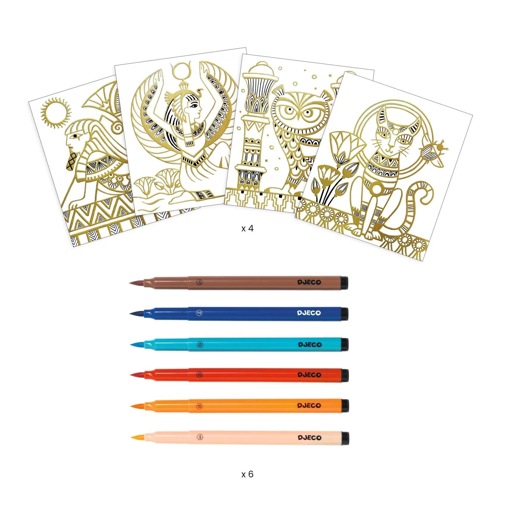 Djeco - Artistic Colour kit - Egypt