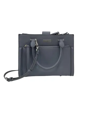 Double Handle Front Zip Tote