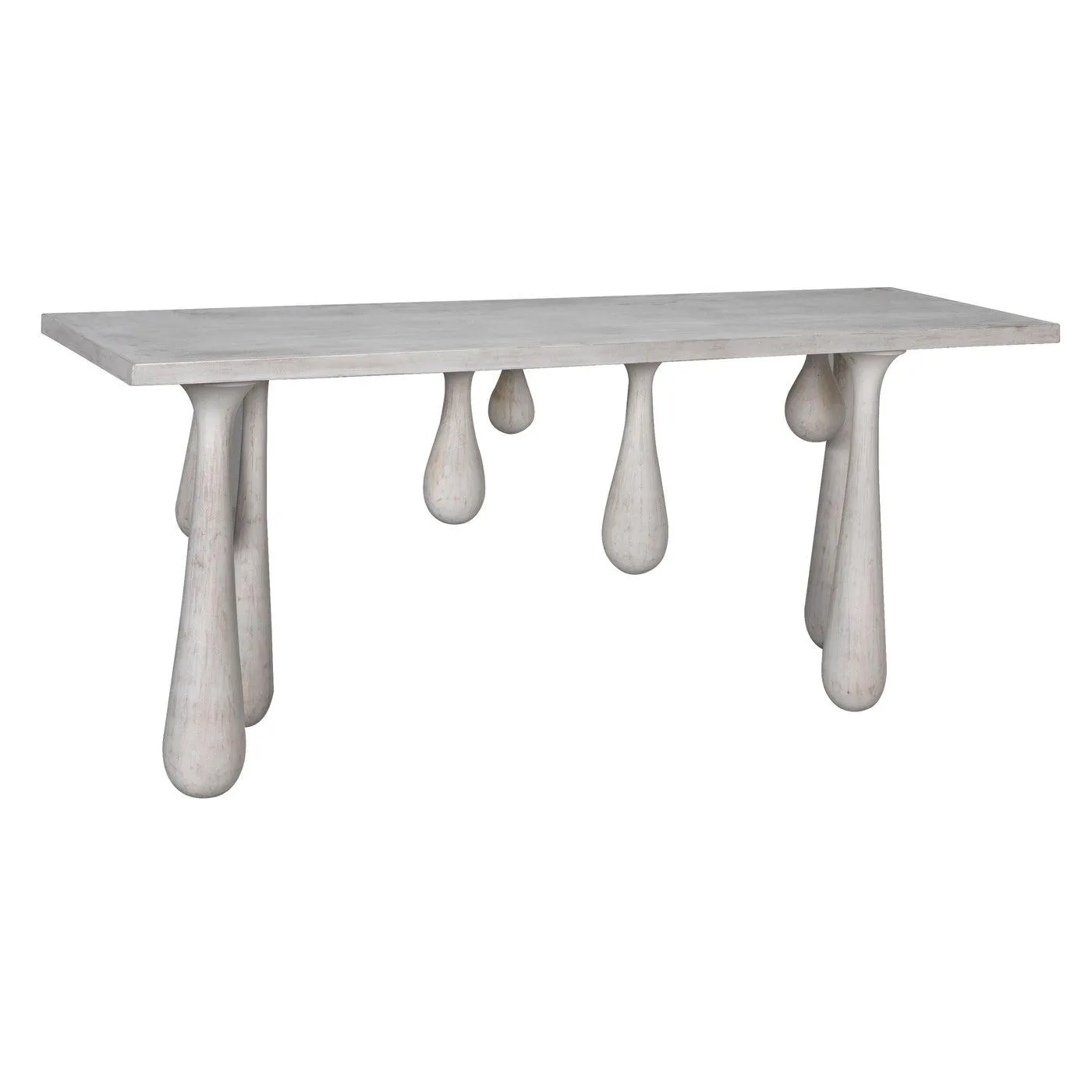 Drop Console, White Wash