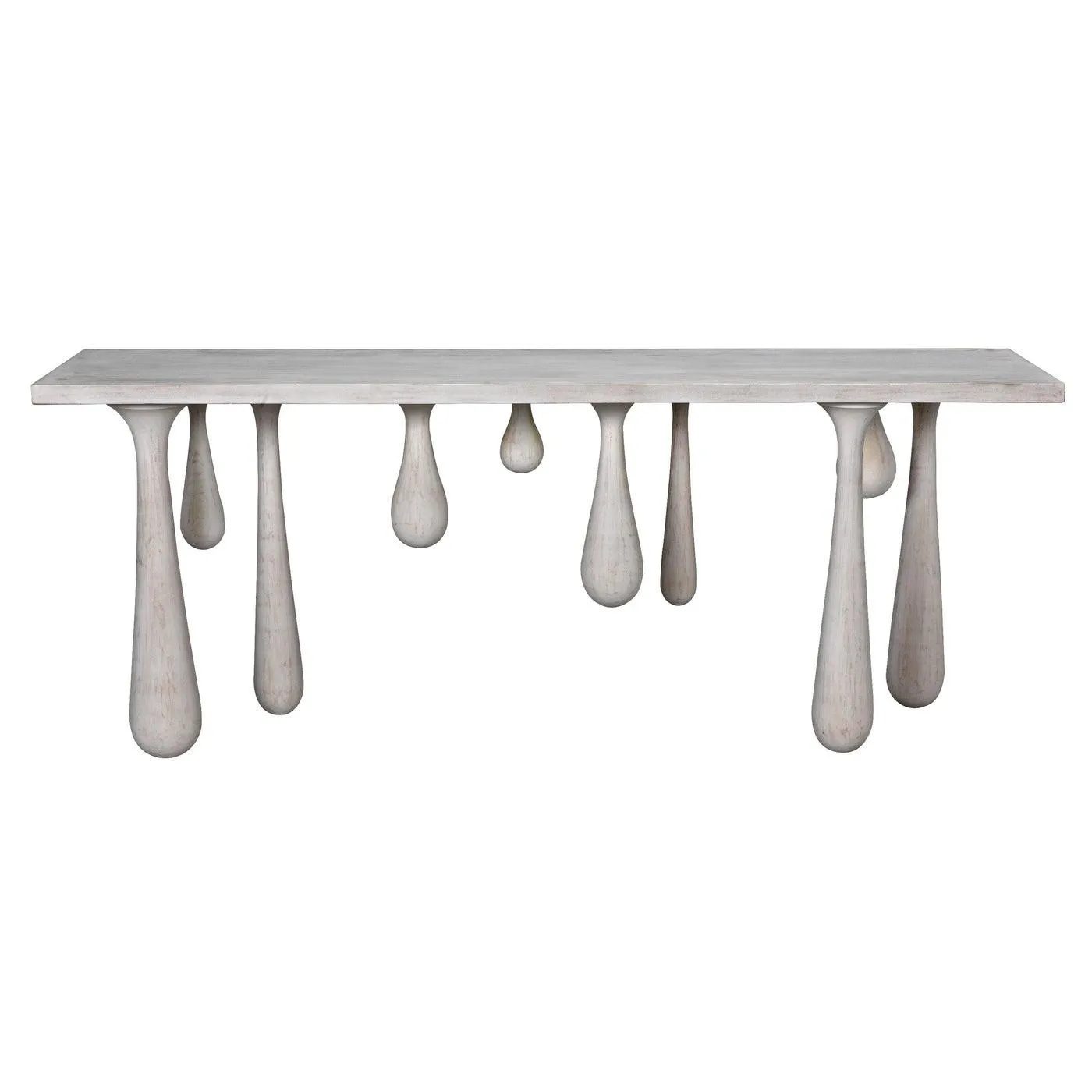 Drop Console, White Wash