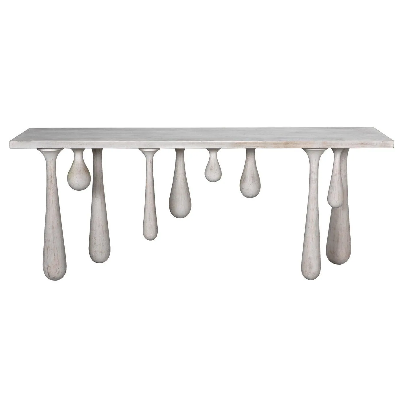 Drop Console, White Wash