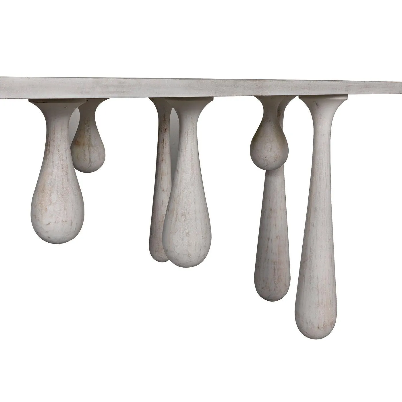 Drop Console, White Wash