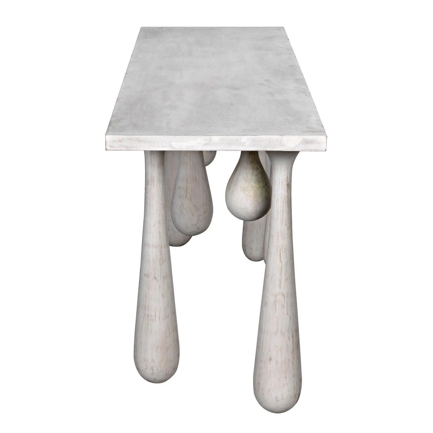 Drop Console, White Wash