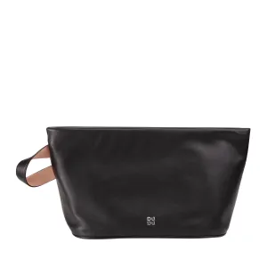 DUDU Beauty Houses Woman Men in Leather With Zip Kear, Big colors toilet bag, ideal for travel, gym, spa, water -repellent interior