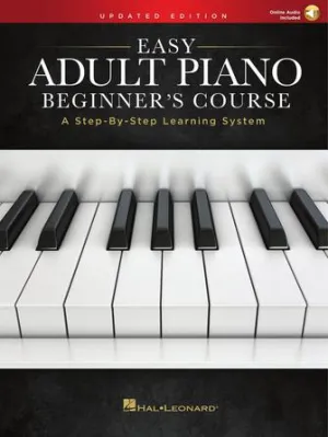 Easy Adult Piano Beginner's Course - Updated Edition (Book/Online Audio)
