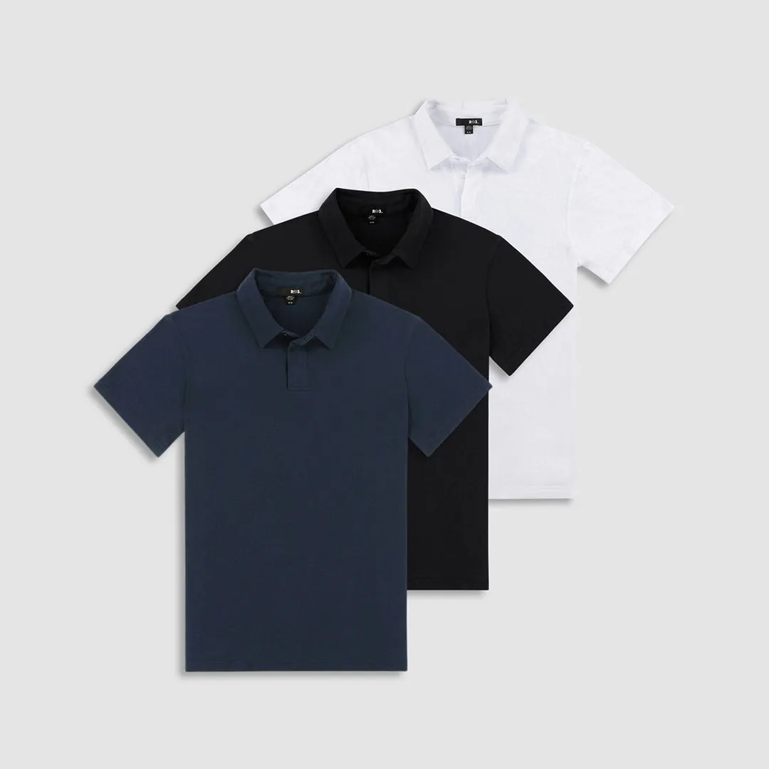 Easy Mesh Polo Uniform Navy