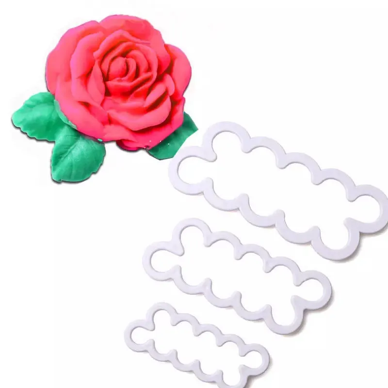 EASY ROSE FLOWER CUTTER SET 3PCS