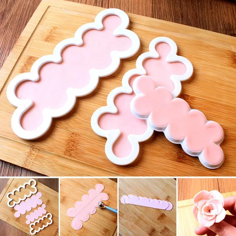EASY ROSE FLOWER CUTTER SET 3PCS