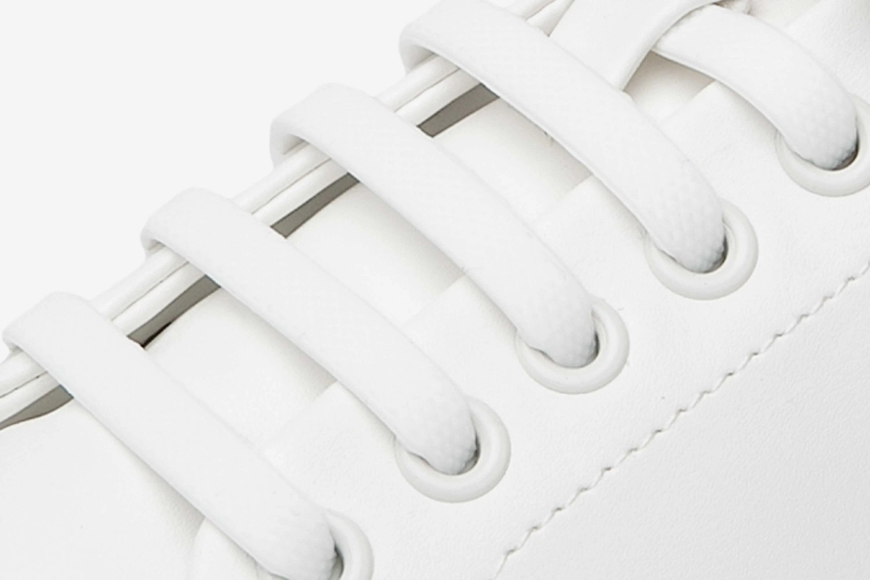 Elastische Schnürsenkel Silikon - White
