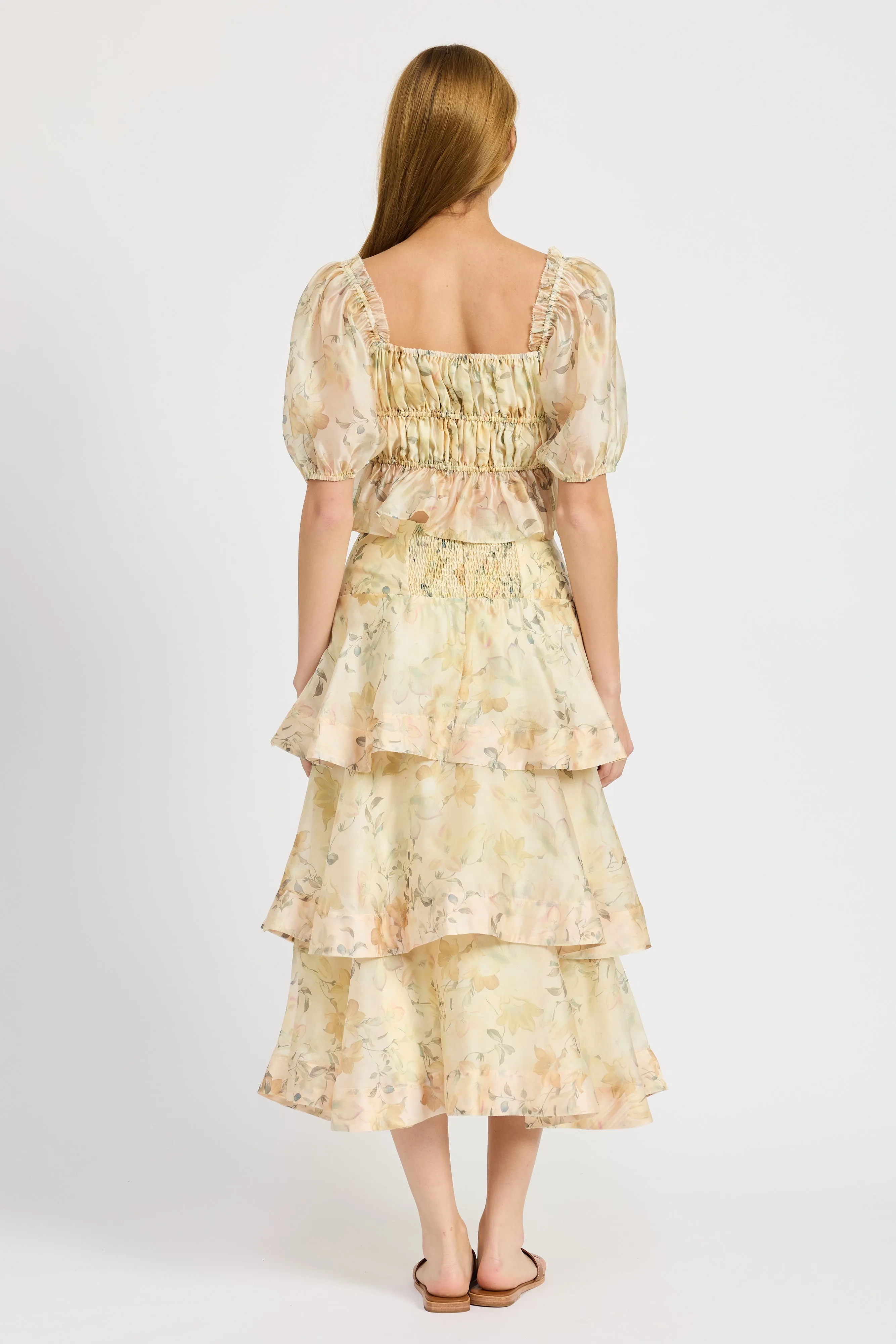 Elliot Organza Maxi Skirt