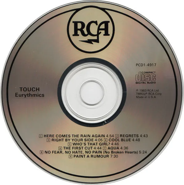 Eurythmics – Touch – Used CD